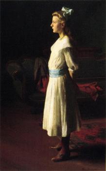 托馬斯 波洛尅 安舒茨 Portrait of Maragaret Perot 托馬斯 波洛尅 安舒茨 Portrait of Maragaret Perot